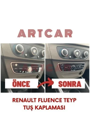 Renault Megane 3 Teyp Tuş Takımı Piano Black Kaplama 2009-2016