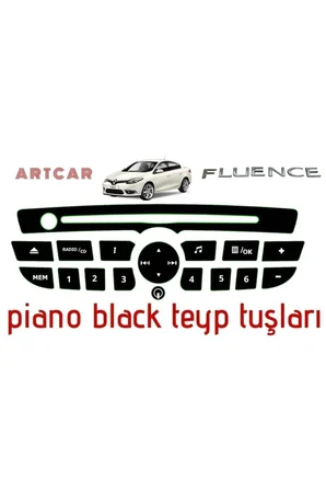 Renault Megane 3 Teyp Tuş Takımı Piano Black Kaplama 2009-2016