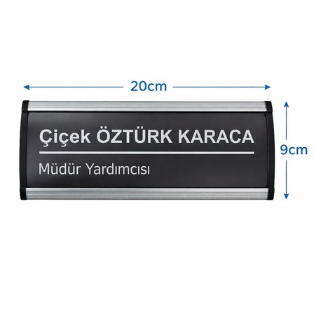 Kapı İsimliği 9x25cm 50li Paket