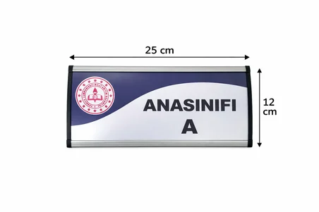 Kapı İsimliği 12x25cm 10lu Paket