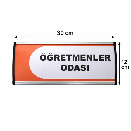 Kapı İsimliği 12x30cm 5li Paket