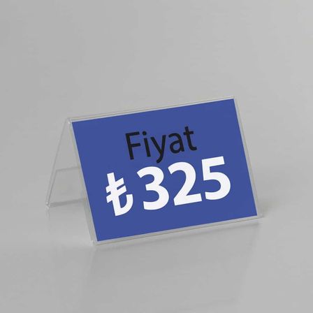 A Tipi Yatay  Pleksi Föylük 8x5cm 25li Paket