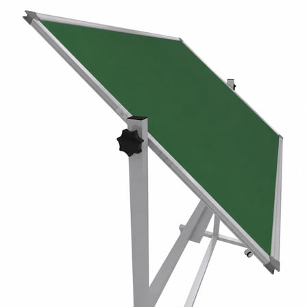 Emaye Yüzey 360° Dönerli Mobil Yazı Tahtası 90x120cm Yeşil