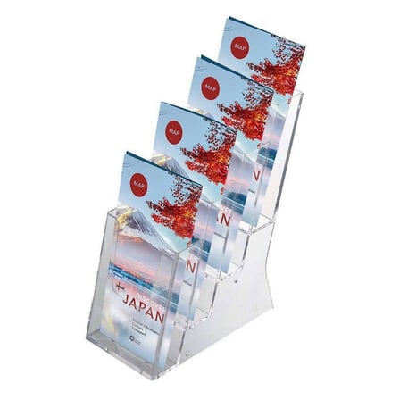 4 Katlı 1/3 A4 Masaüstü Broşürlük 5li Paket