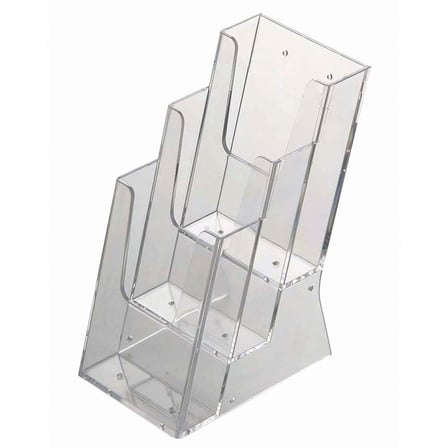 3 Katlı 1/3 A4 Masaüstü Broşürlük 5li Paket