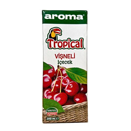 Aroma Tropical Vişneli İçecek 200 Ml X 27 Adet