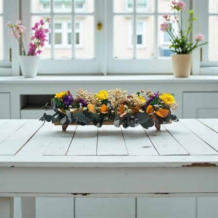 EV MUTFAK BANYO ŞÖMİNE DEKORASYON - ŞOKLANMIŞ DOĞAL OKALİPTUS IŞILTILI KOKİNA HANDMADE
