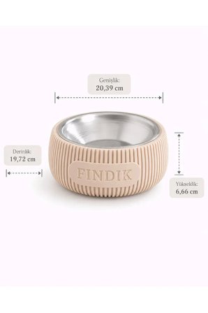 Arvina Atelier Kişiselleştirilebilir İsimli Mama ve Su Kabı | Paslanmaz Çelik Kaplı 15 cm Evcil Hayvan Mama Kabı