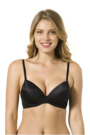 Kadın Siyah Destekli Sütyen