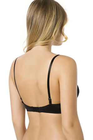 Kadın Siyah Destekli Sütyen