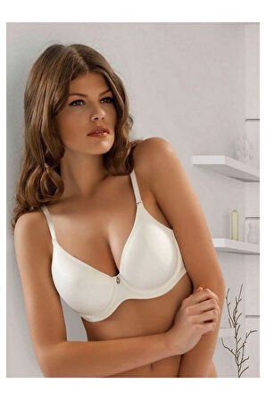 Kadın Ten Fanetta Soft Cup Taşlı Dolgusuz Sütyen 9405