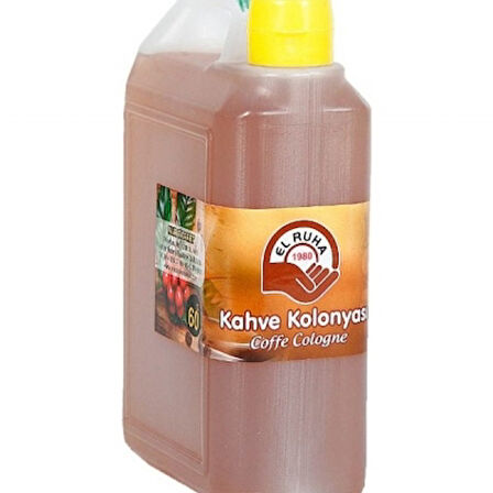 El Ruha Kahve Kolonyası 60° Çanta (Bidon) 900ML