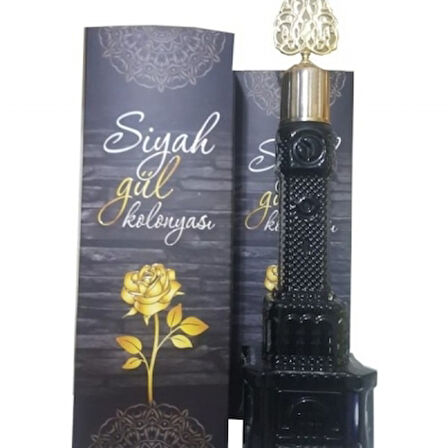 Karagül Kolonyaları Siyah Gül Kolonyası Saat Kulesi (200 Ml)