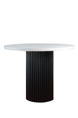 Arya Yuvarlak Ahşap Bohem Masa 110x110