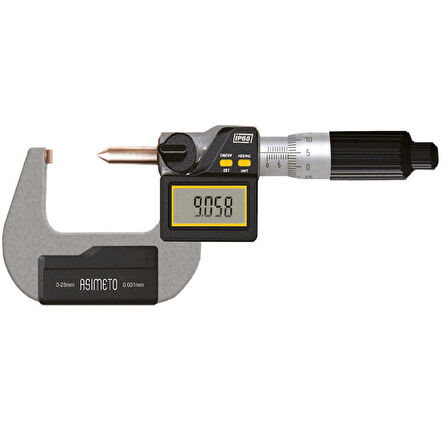 0-25mmx0.001 IP65 DİJİTAL TEK NOKTA MİKROMETRE