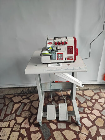 AS-747D-ED Ames Mekanik 4 İplik Mini Masalı Overlok (80 cm masa )