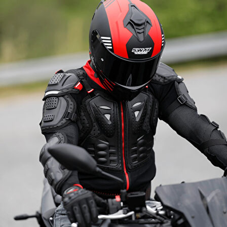 Ones Again AS01 FIRST BODY ARMOR Motosiklet First Body Armor Fileli Yazlık Full Koruma Europe Standart 