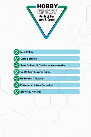 Ultra Şeffaf Hobi Epoksi 1.5 Kg