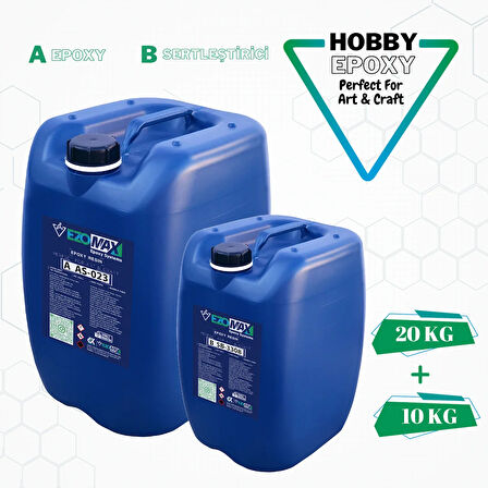 ULTRA ŞEFFAF HIZLI Hobby Epoxy Epoksi Reçine İnce Döküm Fast 30kg