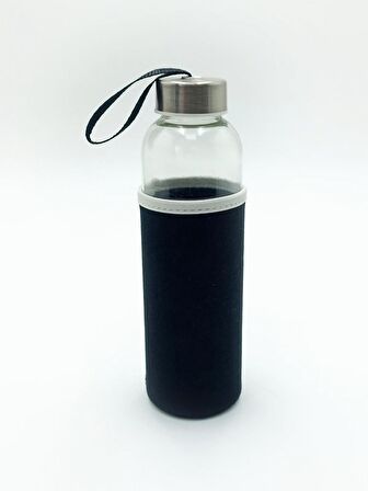 Kişiye Özel Siyah Kupa & Yapay Mini Saksı & Kılıflı Cam Suluk