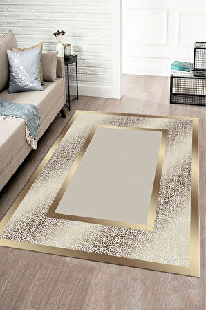 GOLD Modern Çerçeve Desen Halı B1327