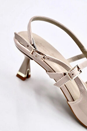 Asta Kısa Topuklu Tokalı Rugan Stiletto