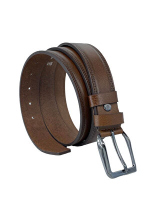 3.5 Cm Klasik %100 Hakiki Gerçek Manda Derisi Kemer