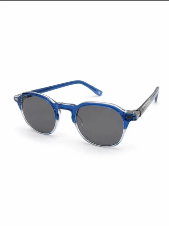 Brooks AS6402 C3 49 mm Mavi Çerçeveli Aynalı Polarize Unisex Güneş Gözlüğü