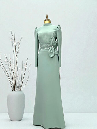 FİYONK DETAYLI KREP ABİYE