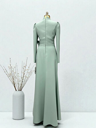 FİYONK DETAYLI KREP ABİYE