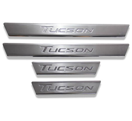 Kapı Eşiği Krom 4 Parça Tucson SUV 2015-2018 Arası Modeller İçin