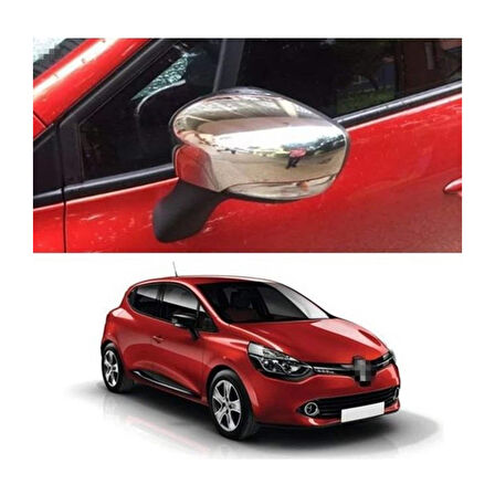 Ayna Kapağı Krom 2 Parça Clio-4 HB 2012 Ve Sonrası Modeller İçin