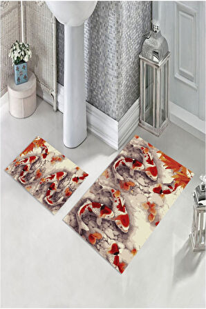 Multi  Kaymaz Taban Balık Banyo Paspas  BP-23