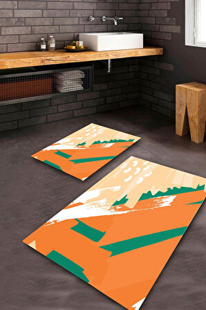 Multi Pvc Deri Kaymaz Taban Tasarım Banyo Klozet Takımı Saçaksız BPS-5757