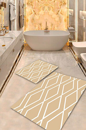 Vizon Pvc Deri Kaymaz Taban Modern Banyo Klozet Takımı BPS-6253