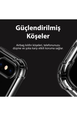 Samsung Galaxy S20 Plus Şeffaf Tank Silikon Kapak