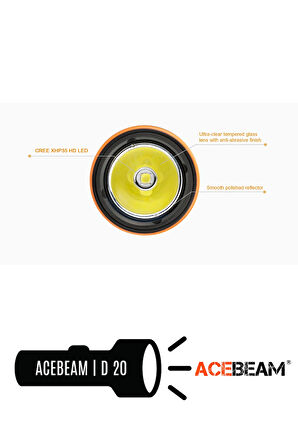 ACEBEAM D20 2.0 Dalış Feneri
