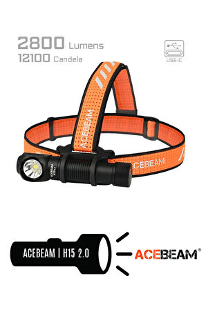 ACEBEAM H15 2.0 Şarj Edilebilir Endüstriyel Kafa Lambası - Fener