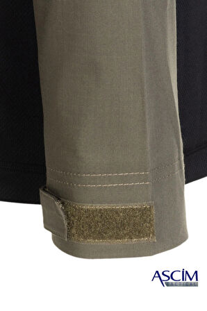 Ascim Taktik Combat Sweatshirt | Siyah - Haki