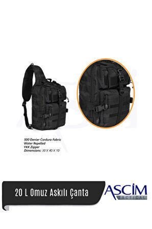 Ascim 20 L Askılı Omuz Çantası