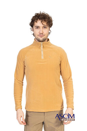 Ascim Outdoor Yarım Fermuar Polar | Sarı