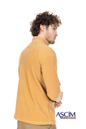 Ascim Outdoor Yarım Fermuar Polar | Sarı