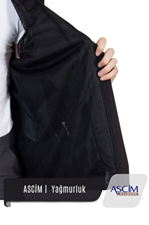 Ascim Outdoor Yağmurluk | Siyah