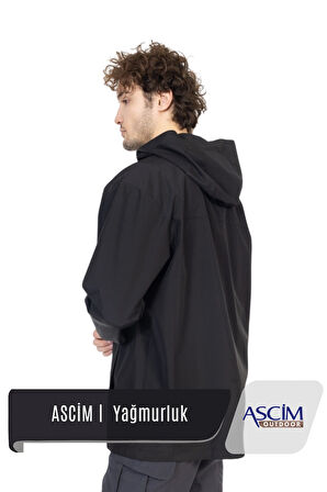 Ascim Outdoor Yağmurluk | Siyah