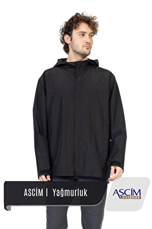 Ascim Outdoor Yağmurluk | Siyah