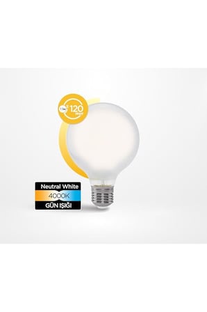 Filament Ampul E27 13W 2000LM 4000K Milky