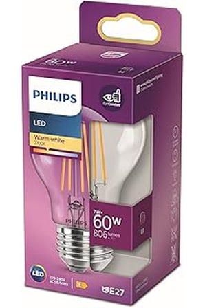 LED Classic 60W A60 E27 Non-Dim 2700K Sarı Işık LED Filament Ampul