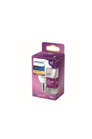 LED 60W P48 E14 Sarı Işık Dim Edilmez Ampul Tekli Paket