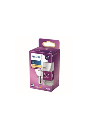 LED 60W P48 E14 Sarı Işık Dim Edilmez Ampul Tekli Paket