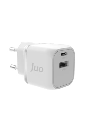 Juo 20w Gan Usb-c Usb-a Şarj Aleti Iphone & Ipad & Android Uyumlu Pd Qc4.0 Type-c Hızlı Şarj Cihazı